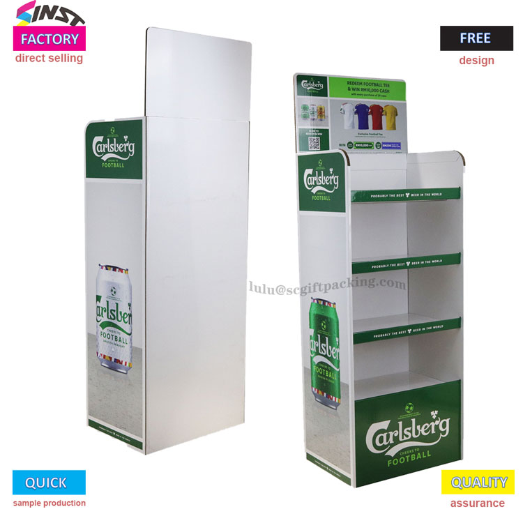 Quomodo Beer Corrugated Ostentationem Rack ignium fans studium consumendi?