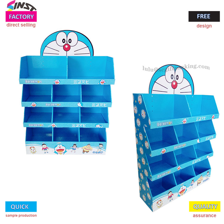 Shopping vir Biscuit Cardboard Display Rack
